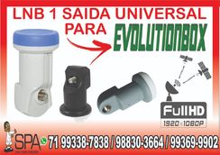 Lnb 1 Saida Universal Banda Ku 4k Hd Lnbf para Evolution Box