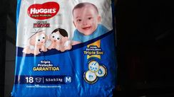 Fralda Huggies Tripla Proteção (triple Sec), Tamanho M, 18 Unidades