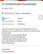 Preços Imbatível Ar Condicionado Manutenção Instalação Carga de Gás