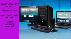 Conserto de Pc e Note no Local. (24 Horas)