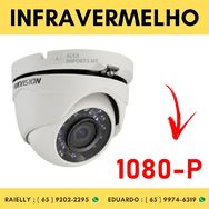 Câmera de Segurança Hikvision Dome Infravermelho 20 Metros Hd 1080p 1/