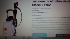 Lavadora de Alta Pressão, Sthill Re 230