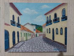 Pintura a óleo ''solares de Paraty''