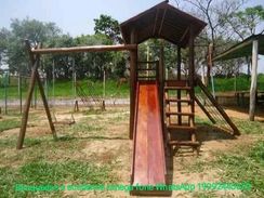 Playground de Madeira Infantil Preço Barato