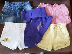 Roupas 8 Anos Lilica Ripilica 4 Shorts e 1 Blusa