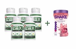 Super Slim 5 Potes 60cps+ Shake 400g