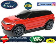 Matchbox 2014 Range Rover Evoque Cor Vermelho 1/64