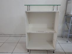 Balcão Mdf com Tampo de Vidro