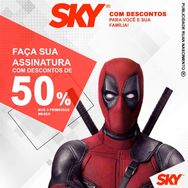 a Sky Vem com Descontos de 50% nos 3 Primeiros Meses