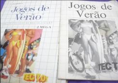 Jogos de Verão Game Master System Só a Caixa com o Manual Originais