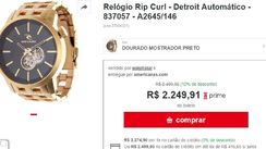 Relógio Rip Curl Detroit Automático 837057