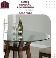 Tampo de Vidro para Mesa - Troca Caso de Quebra