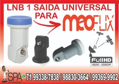 Lnb 1 Saida Universal Banda Ku 4k Hd Lnbf para Meoflix