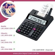 Calculadora com Impressão Função Reimprimir, Verificar , Relógio