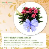 Capim Branco MG Floricultura Flores Cesta de Café da Manhã e Coroas