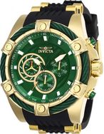 Relógio Invicta Bolt 25532 Men's Green Dial Chronograph Black Silicone