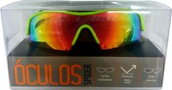 óculos Ciclismo Elleven Spider Neon Duas Lentes Uv400