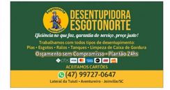 Desentupidora em Joinville