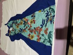 Vestido Floral Azul