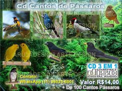 CD Cantos de Pássaros