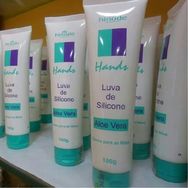 Hands Luva de Silicone com Aloe Vera