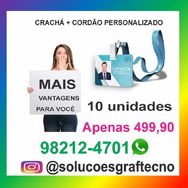 Crachá + Cordão Personalizado