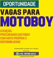 Vaga para Motoboy