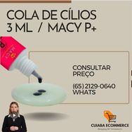 Cola de Cílios 3 ML Alta Umidade Macy P Mais P+