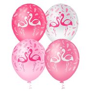 Balão Látex Decorado Flamingo 10" - 25un