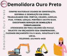 Compro Materiais Usados de Demolição