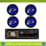 Fotos Similares: Rádio Automotivo Hurricane 4x18w com 4 Alto Falantes 6 Polegadas 