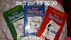 Vendo 3 Livros do Diário de um Banana