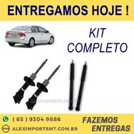 Kit Completo Amortecedores Originais Restaurados New Civic 2007 a 2016