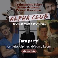 [homens] Treinamento Masculino, sem Aulas Gravadas, 100%online e 100%