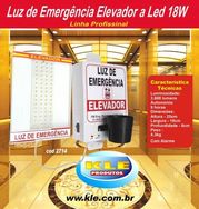 Luz de Emergência Elevador Led 18w