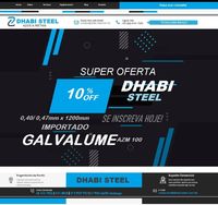 Dhabi Steel é Galvalume Primeira Linha Importado