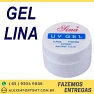 Gel Lina 14g Pink Gel Sina Construtor de Unhas Lina