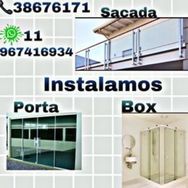 Instalamos Box de Vidro, Sacada e Porta