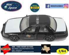 Matchbox 2006 Ford Crown Victoria Superfast Polícia 1/64