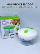 Mini Processador de Alimentos Triturador Cortador Manual - Spin Cutter