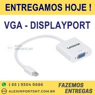 Mini Displayport Macho para Vga Fêmea Adaptador Cabo Inversor