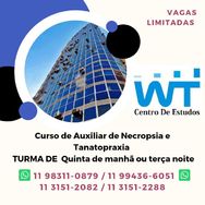 Curso de Necropsia Turma de Manhã ou a Noite