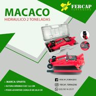 Macaco Hidraulico 2 Ton Universal Tipo Jacarezinho c/ Maleta Sparta