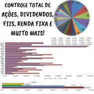 Planilha Automática de Ações, Fii, Dividendos e Renda Fixa