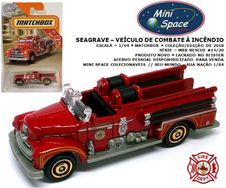 Matchbox Seagrave Veículo de Bombeiros 1/64