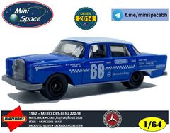 Matchbox 1962 Mercedes Benz 220 SE Cor Azul 1/64