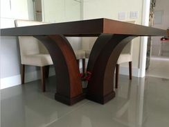 Fotos Similares: Mesa Jantar Quadrada para 8 Pessoas Cadeiras 