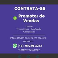 Vaga para Promotor de Vendas