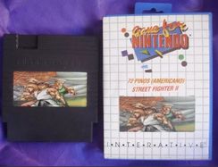 Street Fighter 2 Nintendo Interative Nes Game Nintendinho Interative