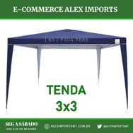 Tenda para Evento 3x3 Metros Grande Fixadores de Velcro